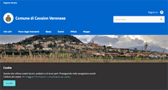 Desktop Screenshot of comunecavaion.it