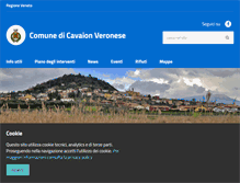 Tablet Screenshot of comunecavaion.it
